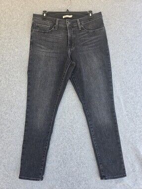 Levi's 311 Shaping Skinny Faded Black/Charcoal Jeans Size 31x30